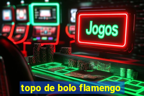 topo de bolo flamengo